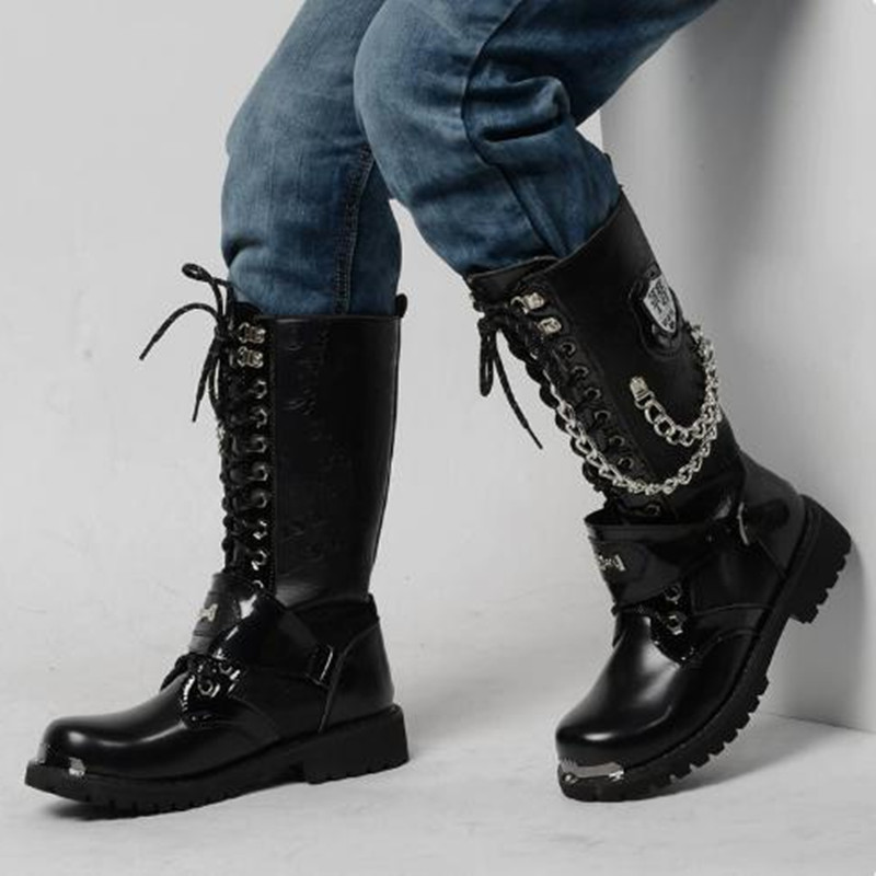 Men Fashion Motorcycle Boots M - Belt Mens Fashion review and price