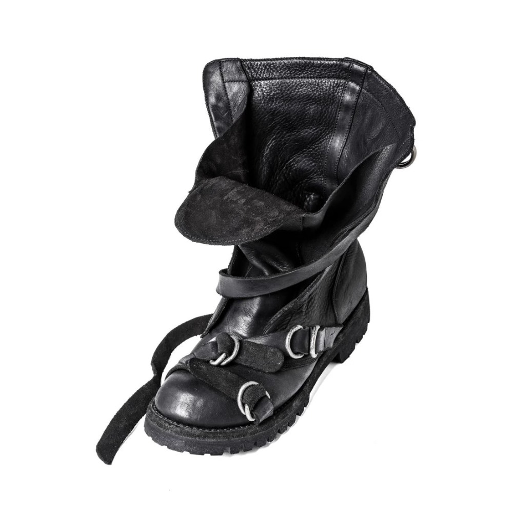 Men's Leather Motorcycle Boots - Belt Mens Fashion review and price