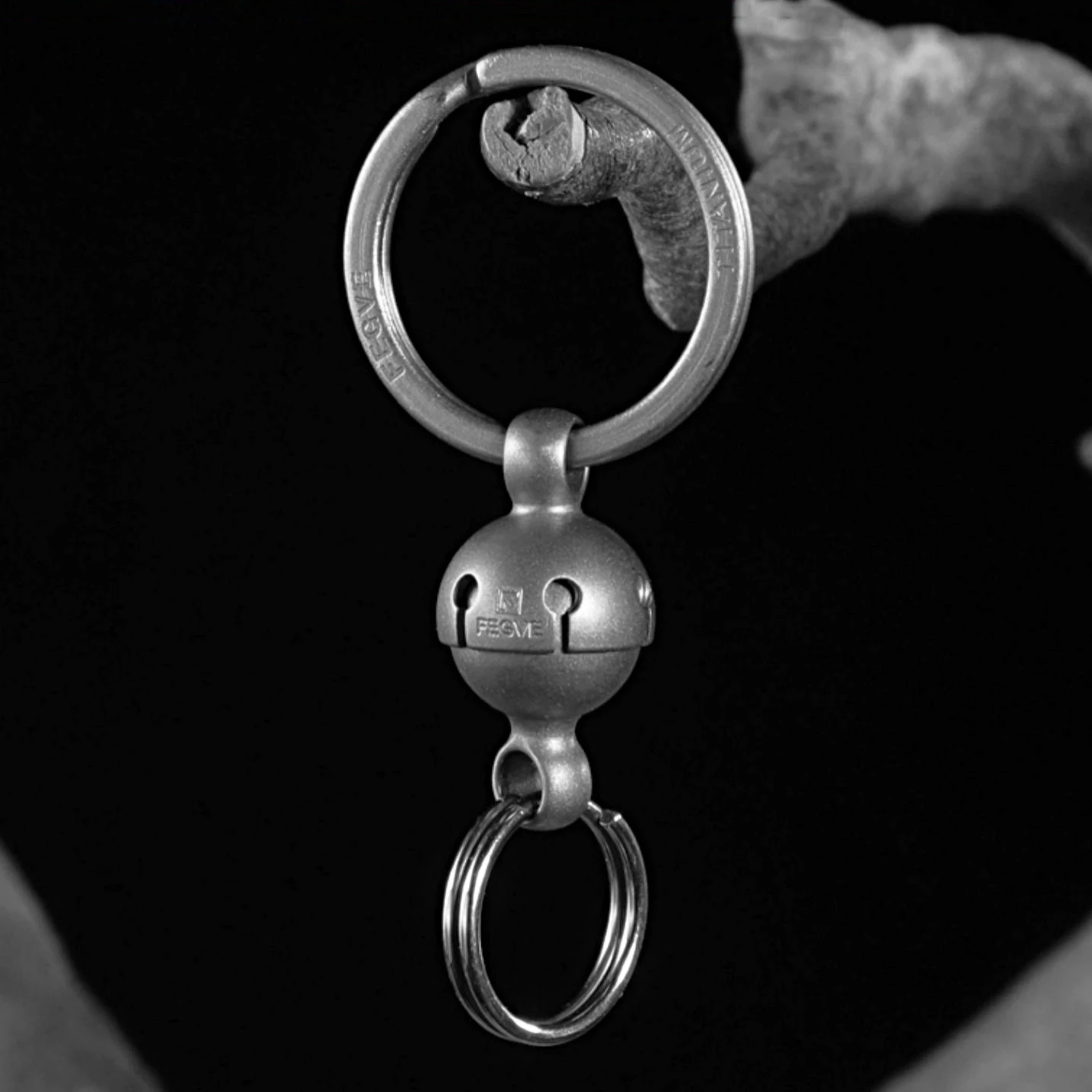 360° Titanium Key Chain Men Wo - Mens Xmas Fashion review and price
