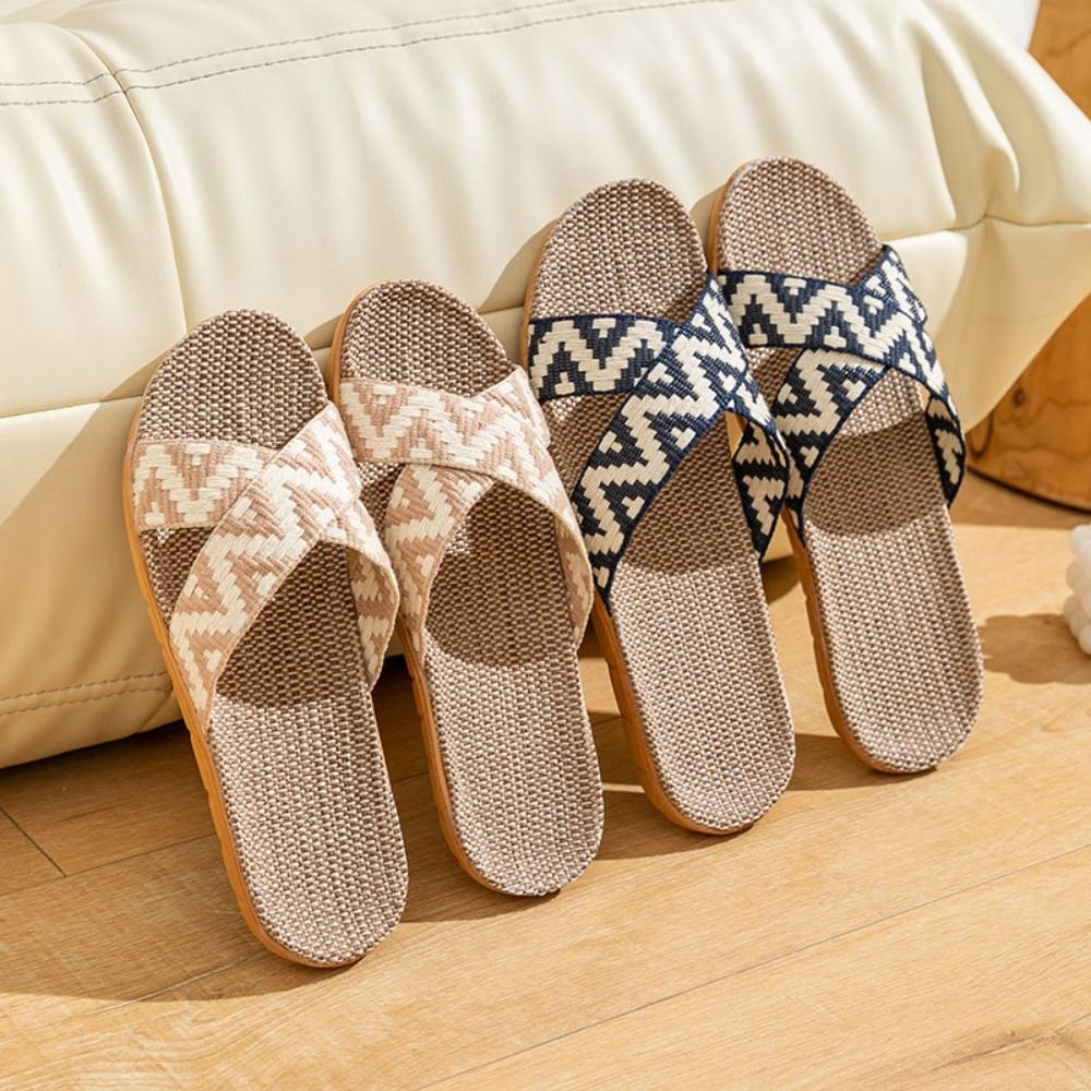 Fashion Ethnic Style Linen Cro - Mens Fashion Sandals review and price